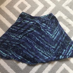 Blue skirt